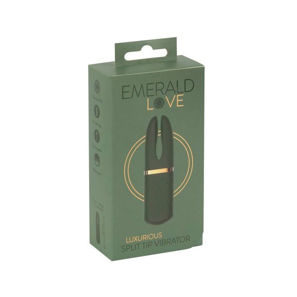 Emerald Love - Luxurious Split Tip Vibrator